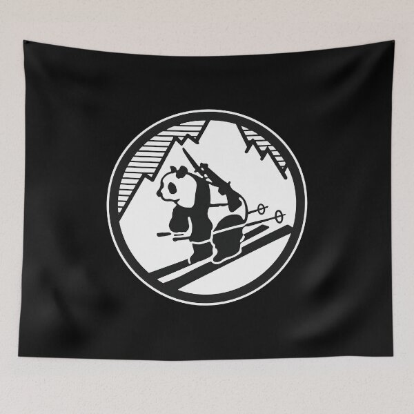 Item preview, Panda Skier Mountain  designed and sold by KarienaleeKk.