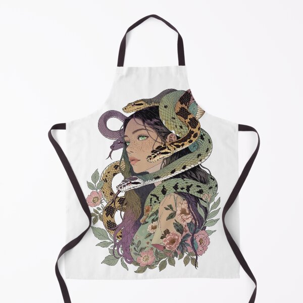 Artikelvorschau, Schlangenkaiserin – Medusa Botanisches Porträt T-Shirt entworfen und verkauft von HexOne.