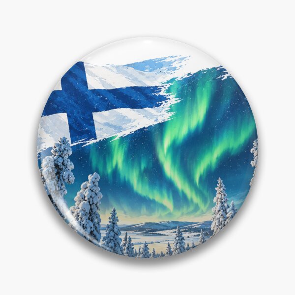 Item preview, Lapland Finland Aurora Borealis designed and sold by ryanapples2.