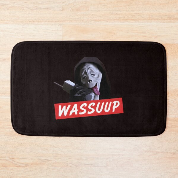 Item preview, Wassuup Ghostface Horror Movie Greeting designed and sold by QueenLeachqq.