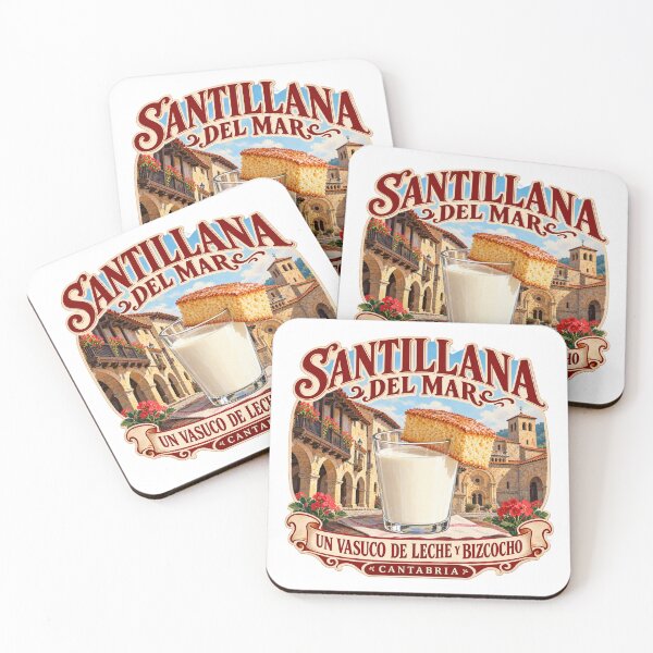 Item preview, Santillana del Mar — Un Vasuco de Leche y Bizcocho designed and sold by Past in Threads.