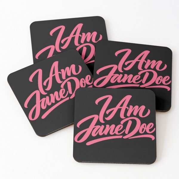 Item preview, I Am Jane Doe Pink Brush Script designed and sold by haitrieuic96.