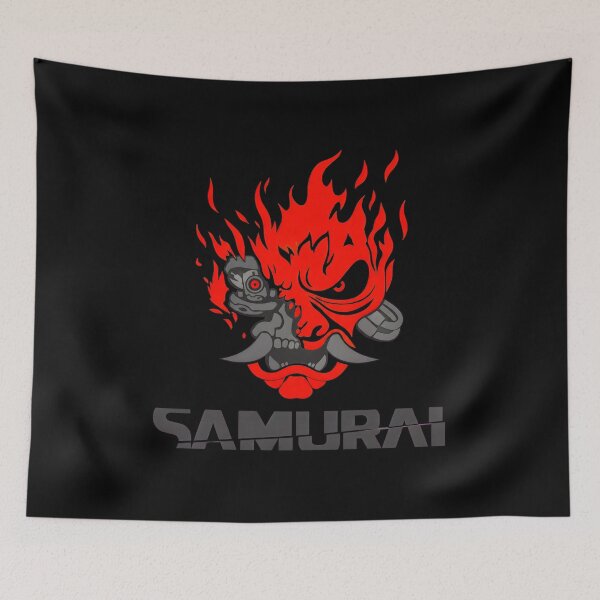 Item preview, Cyberpunk Samurai Fiery  designed and sold by TudyEvansio.