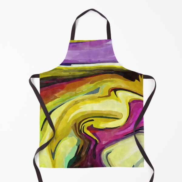 Item preview, Fuchsia Gold Lavender Abstract Watercolor designed and sold by slimbirdy.