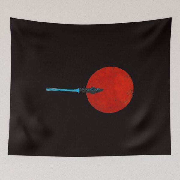 Item preview, Retro Space Journey Red Sun Encounter designed and sold by Ahkamnash.