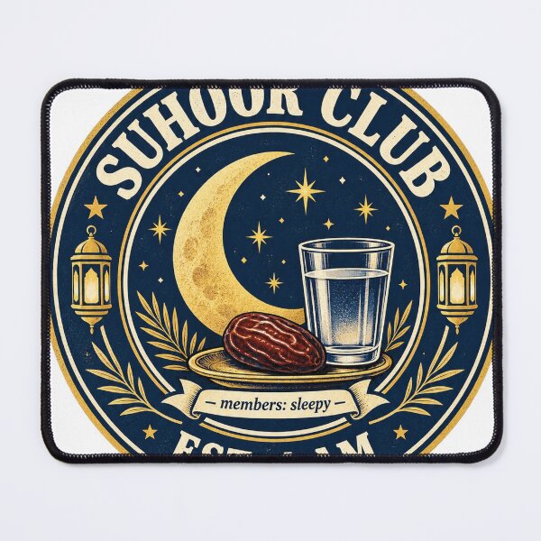 Item preview, Suhoor Club Est 4AM Funny Ramadan Badge designed and sold by ys96.
