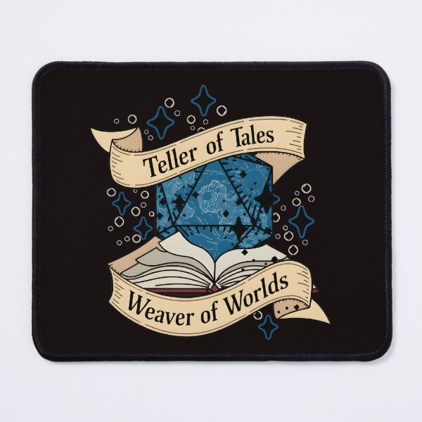 Item preview, Teller of Tales Weaver of Worlds Dice Book Art designed and sold by Ahkamnash.