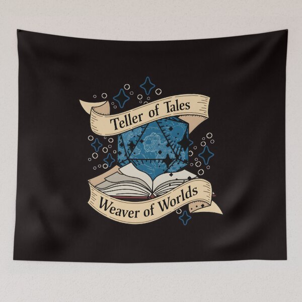Item preview, Teller of Tales Weaver of Worlds Dice Book Art designed and sold by Ahkamnash.