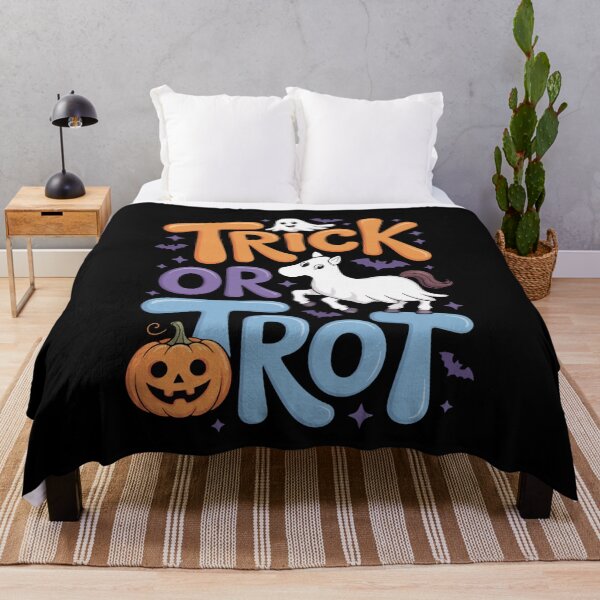 Item preview, Trick or Trot Halloween Pumkin Ghost horse designed and sold by NguboNorento.
