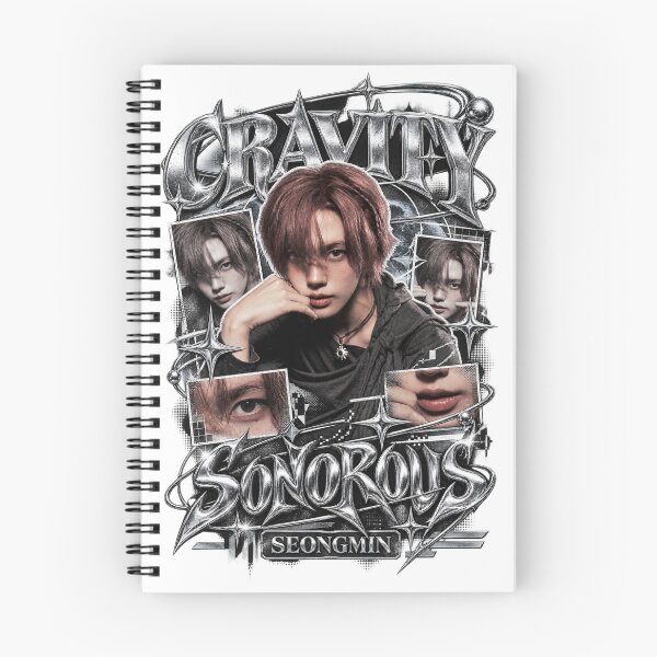 Item preview, Seongmin CRAVITY SONOROUS Cinematic Chrome Portrait designed and sold by Valeree Store.