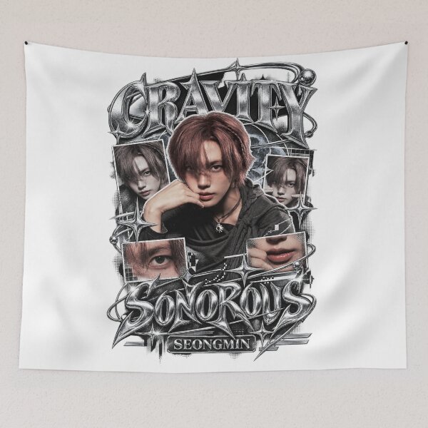 Item preview, Seongmin CRAVITY SONOROUS Cinematic Chrome Portrait designed and sold by Valeree Store.