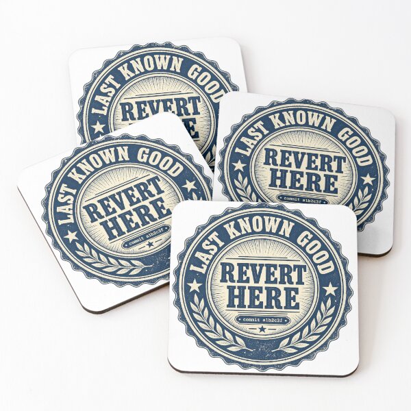 Item preview, Last Known Good Revert Here Devops Seal Design designed and sold by ys96.