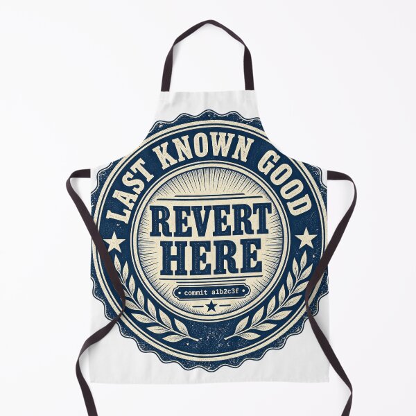 Item preview, Last Known Good Revert Here Devops Seal Design designed and sold by ys96.