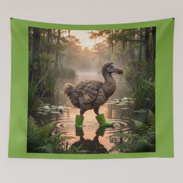 Item preview, Dodo Bird Sighted Keeping His Feet Dry designed and sold by Tridentulus.