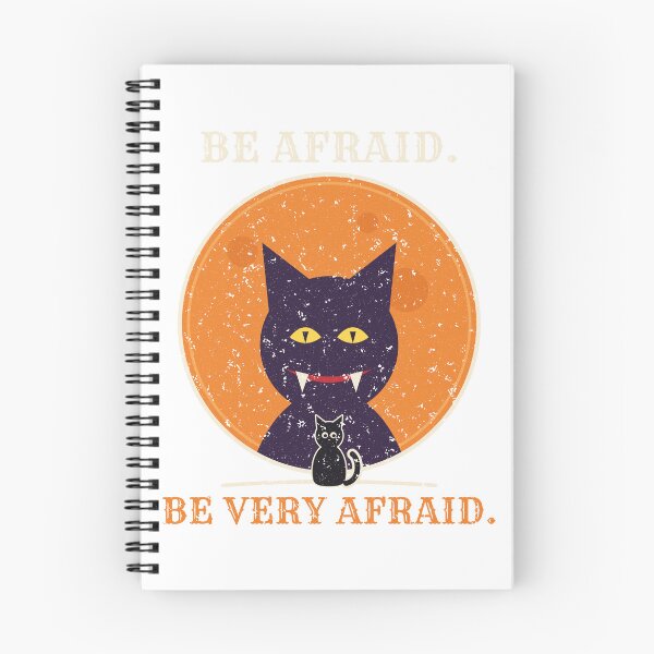 Item preview, Be Afraid Black Cat Kitten Monster Shadow Vintage designed and sold by RobinHoodShirts.