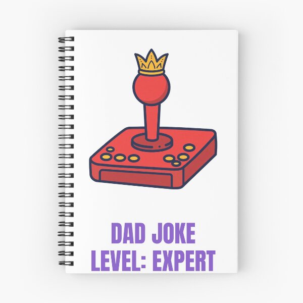 Item preview, Dad Joke Level Expert Retro Arcade Joystick designed and sold by RobinHoodShirts.