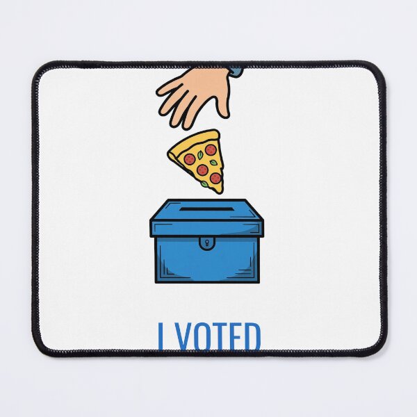 Item preview, I Voted For Pizza Ballot Box Election Satire designed and sold by RobinHoodShirts.