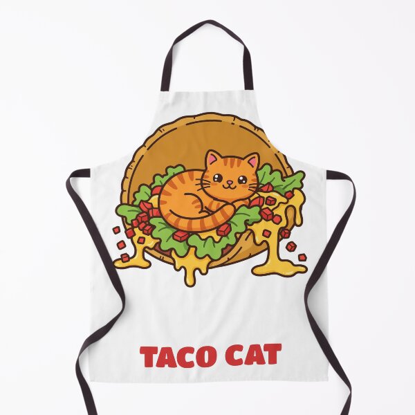 Item preview, Taco Cat Spelled Backwards Palindrome Pun designed and sold by RobinHoodShirts.