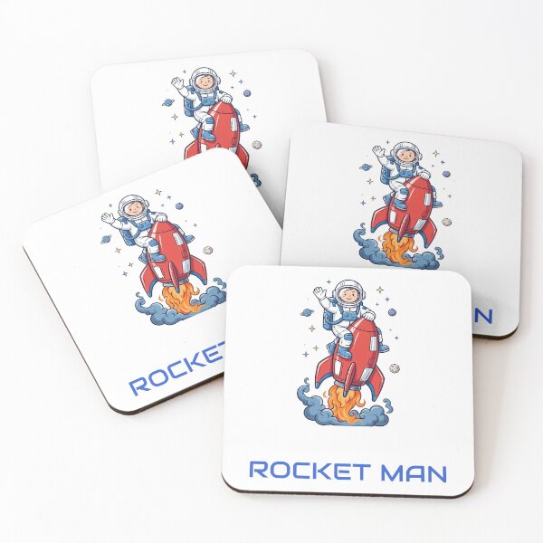 Item preview, Rocket Man Astronaut Space Cowboy Retro designed and sold by RobinHoodShirts.