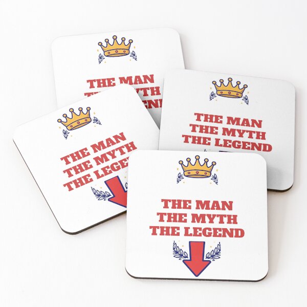 Item preview, The Man The Myth The Legend Arrow Down Funny designed and sold by RobinHoodShirts.