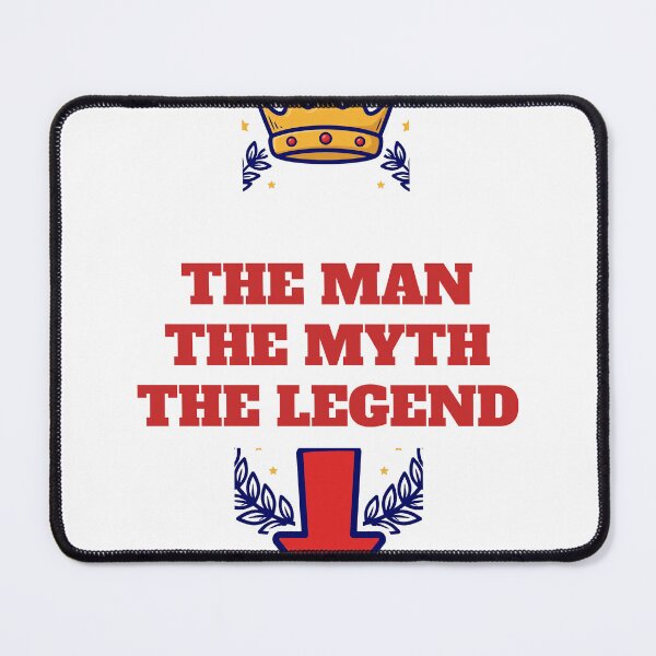 Item preview, The Man The Myth The Legend Arrow Down Funny designed and sold by RobinHoodShirts.