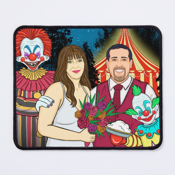 Item preview, HORROR COUPLE Killer Klowns for Jamie by Moody Characters designed and sold by VixxxenDesigns.