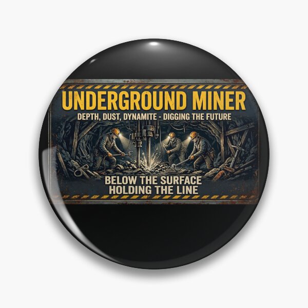 Item preview, Underground Miner Depth Dust Dynamite Digging Shirt designed and sold by StudioBilly3000.