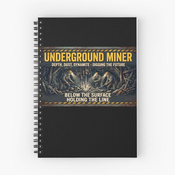 Item preview, Underground Miner Depth Dust Dynamite Digging Shirt designed and sold by StudioBilly3000.
