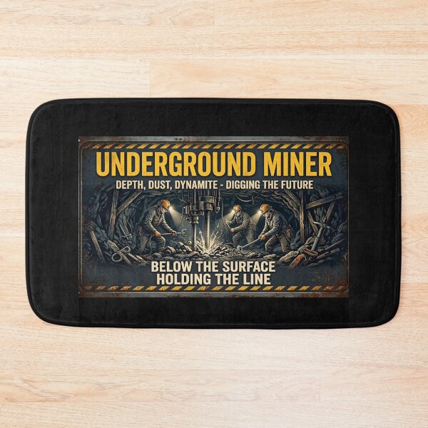 Item preview, Underground Miner Depth Dust Dynamite Digging Shirt designed and sold by StudioBilly3000.