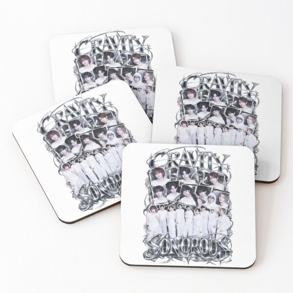 Item preview, CRAVITY SONOROUS Dark Soundwave Chrome Group Art designed and sold by Valeree Store.