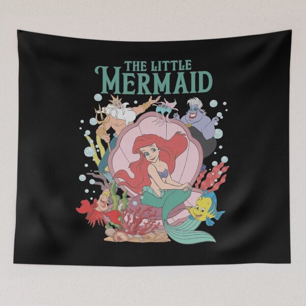 Item preview, Vintage Red Hair Mermaid Under The Sea designed and sold by SpaceRadioer.