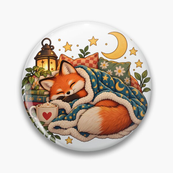 Item preview, Sleepy Fox Cozy Dreams designed and sold by TinyWeird.