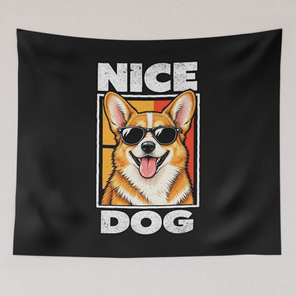 Item preview, NICE DOG - CORGI | Pets and Dogs lovers for Men and Women t-shirt designed and sold by panchiTWO.