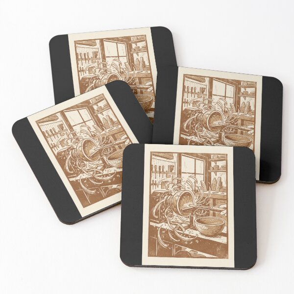 Item preview, Vintage Woodturning Woodworking Lathe Linocut Print designed and sold by bvdesignart.