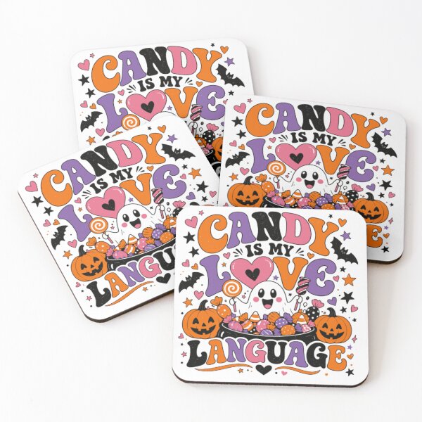 Item preview, Candy Is My Love Language Retro Halloween Ghost designed and sold by Palette & Hue.