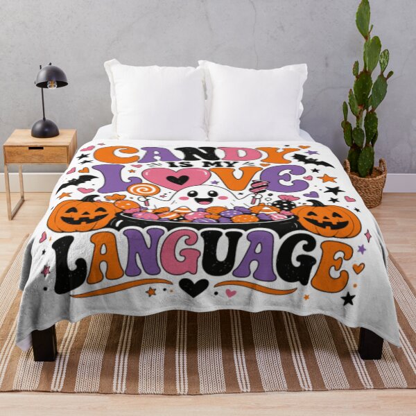 Item preview, Candy Is My Love Language Retro Halloween Ghost designed and sold by Palette & Hue.