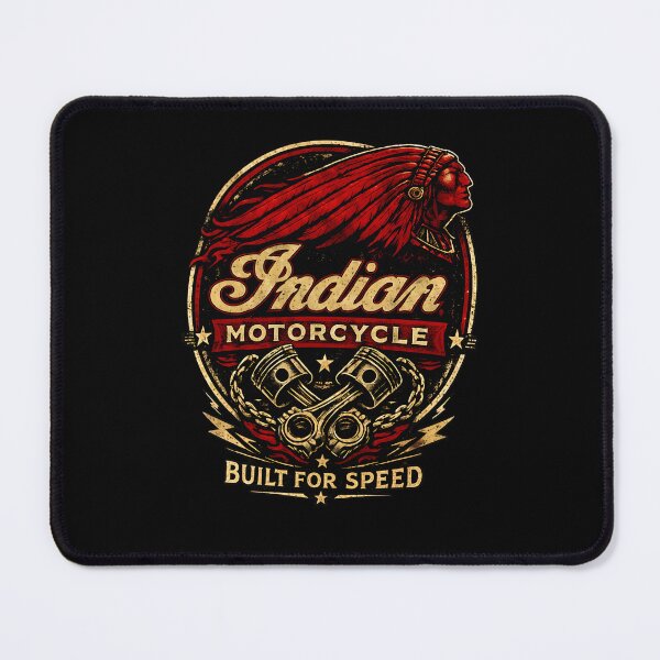 Item preview, Indiann Motorcycle Built For Speed Emblem designed and sold by ruokabbyart.