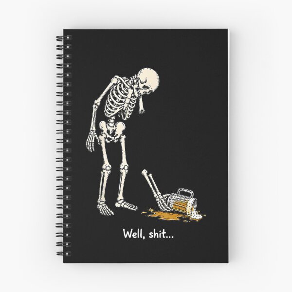 Item preview, Well Shit Funny Skeleton Beer Broken Arm Humor Halloween designed and sold by NgumohaLanke.