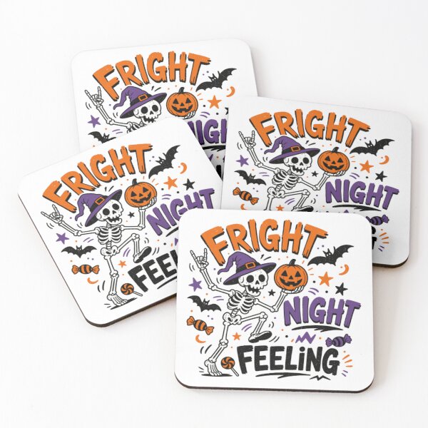 Item preview, Fright Night Feeling Dancing Skeleton Witch Halloween designed and sold by Palette & Hue.