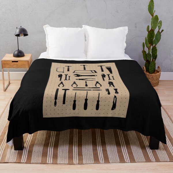 Item preview, Vintage Hand Tools Silhouette Pegboard Collection designed and sold by bvdesignart.