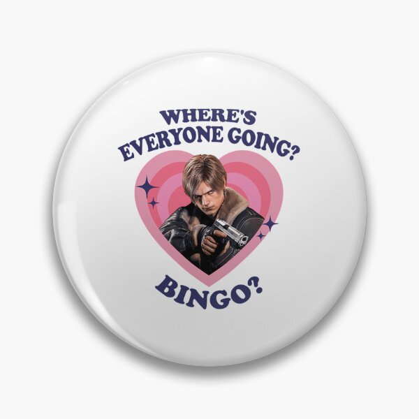 Item preview, Leon Kennedy Where'S Everyone Going Bingo designed and sold by chabaekhyeon22.