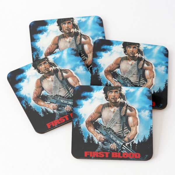 Item preview, Rambo First Blood Movie Poster designed and sold by Lucy Goosy Art.