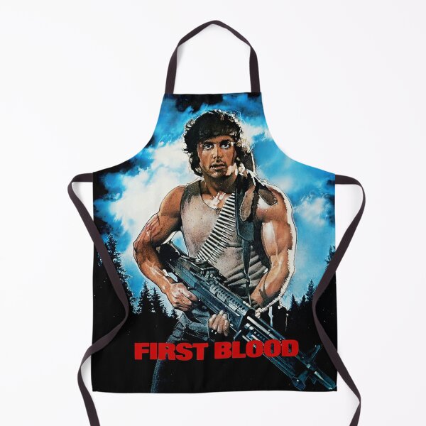Aperçu de l'œuvre Affiche du film Rambo : First Blood créée et vendue par Lucy Goosy Art.