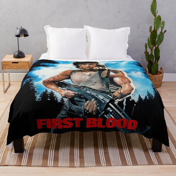 Artikelvorschau, Rambo First Blood Filmplakat entworfen und verkauft von Lucy Goosy Art.