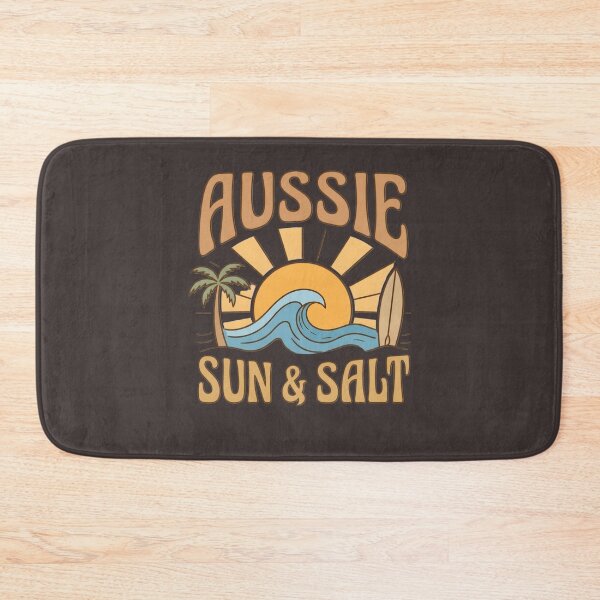 Item preview, Aussie Sun And Salt Vintage Retro Australian Beach Surfing Sunset Design designed and sold by Bhaskar Digital Art.