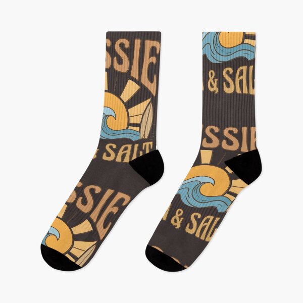 Item preview, Aussie Sun And Salt Vintage Retro Australian Beach Surfing Sunset Design designed and sold by Bhaskar Digital Art.