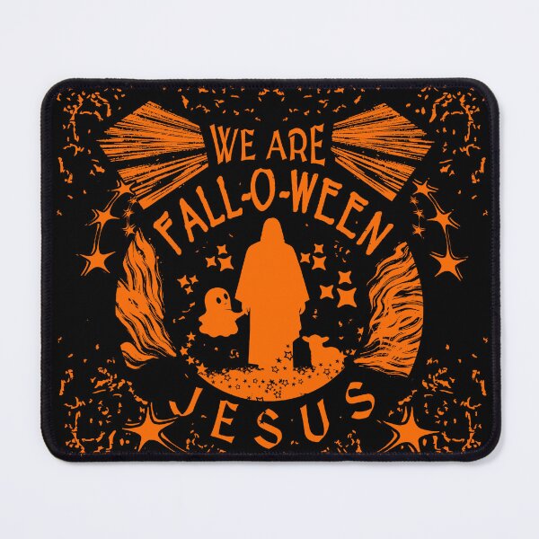 Item preview, We Are Fall-O-Ween with Jesus | Ghost and Lamb Christian Design | Halloween orange designed and sold by ZechJohnRB.