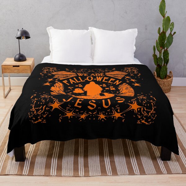 Item preview, We Are Fall-O-Ween with Jesus | Ghost and Lamb Christian Design | Halloween orange designed and sold by ZechJohnRB.