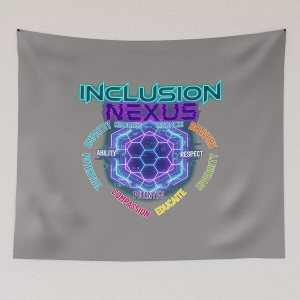 Item preview, Inclusion Matters Heart Word Cloud Design-78 designed and sold by ElienaiNeighbo.