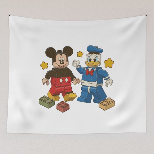 Item preview, Retro Brick Cartoon Friends Graphic designed and sold by Shoaibstudio.